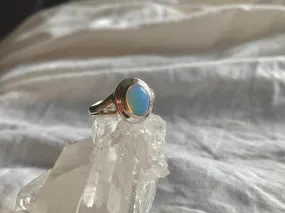 Ethiopian Opal Sylke Ring - Small Oval