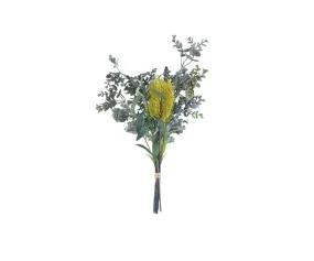 Faux Protea & Foliage Stem Set