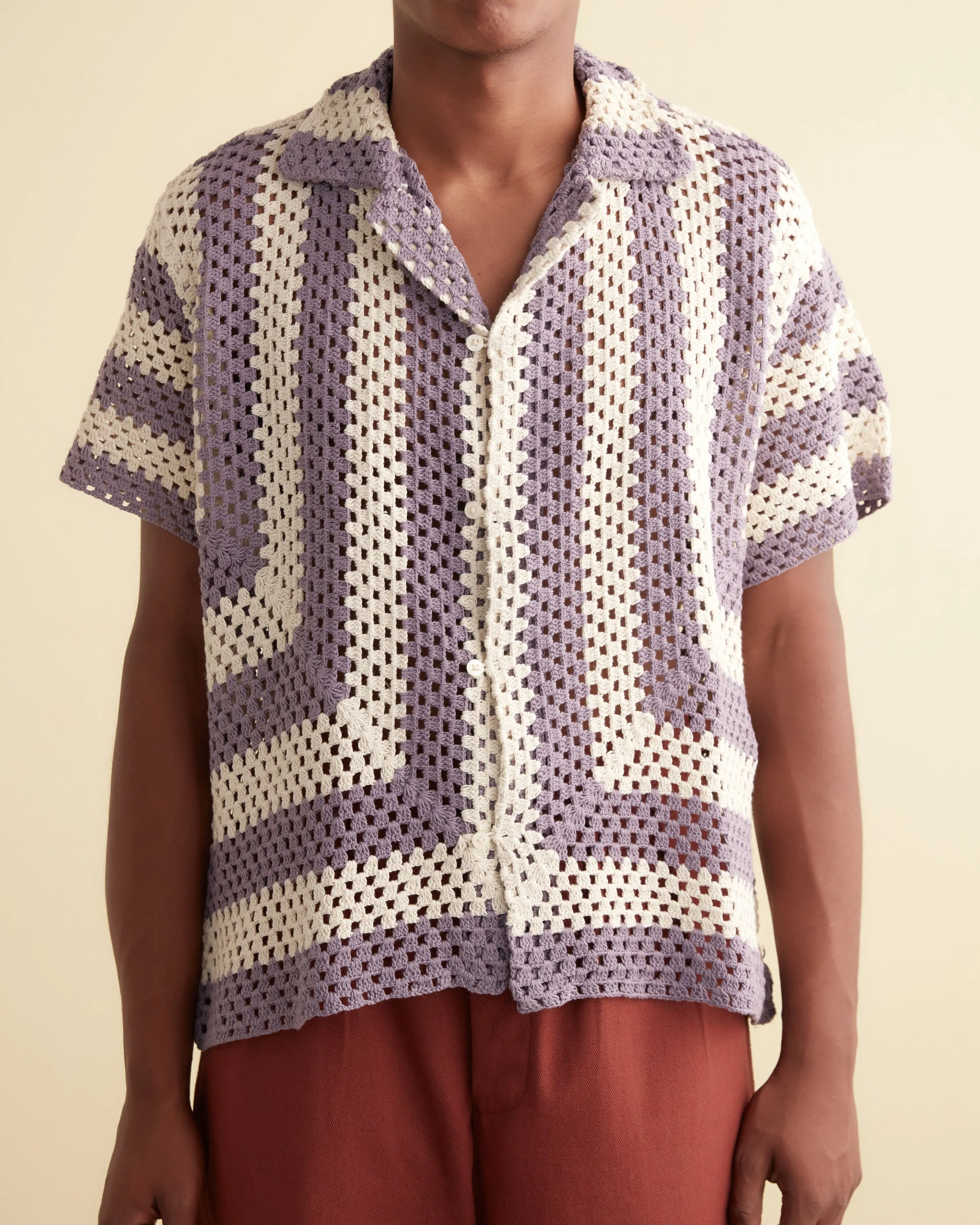 Flagship Crochet Shirt - Lavender