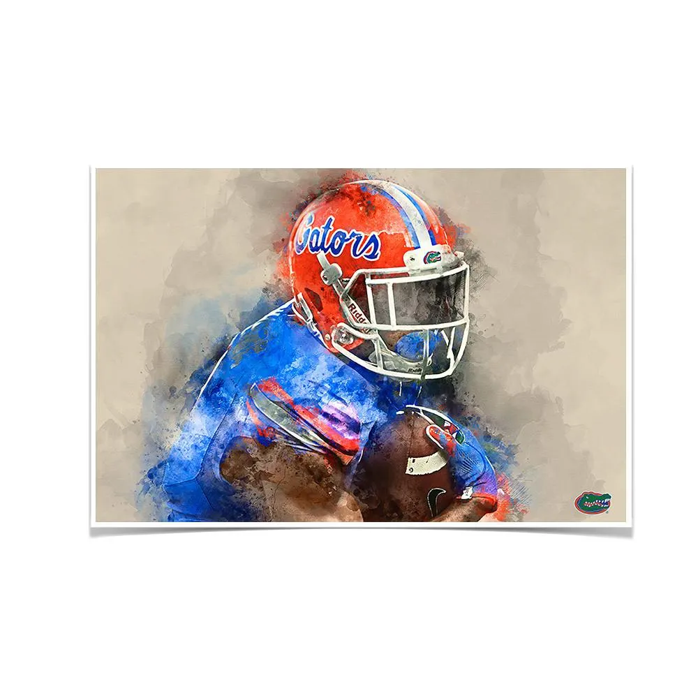 Florida Gators - Gator Watercolor