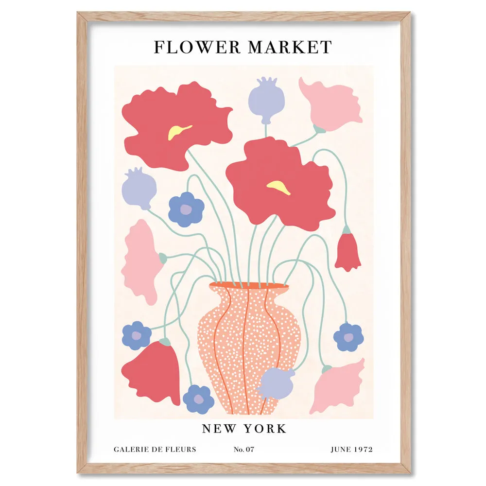 Flower Market | New York - Art Print