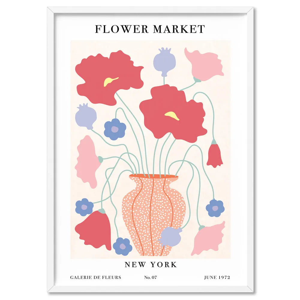 Flower Market | New York - Art Print