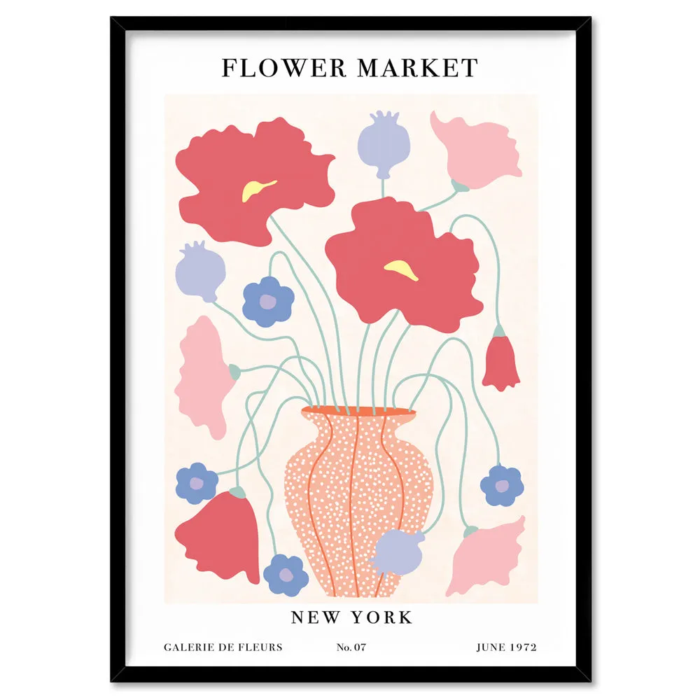 Flower Market | New York - Art Print