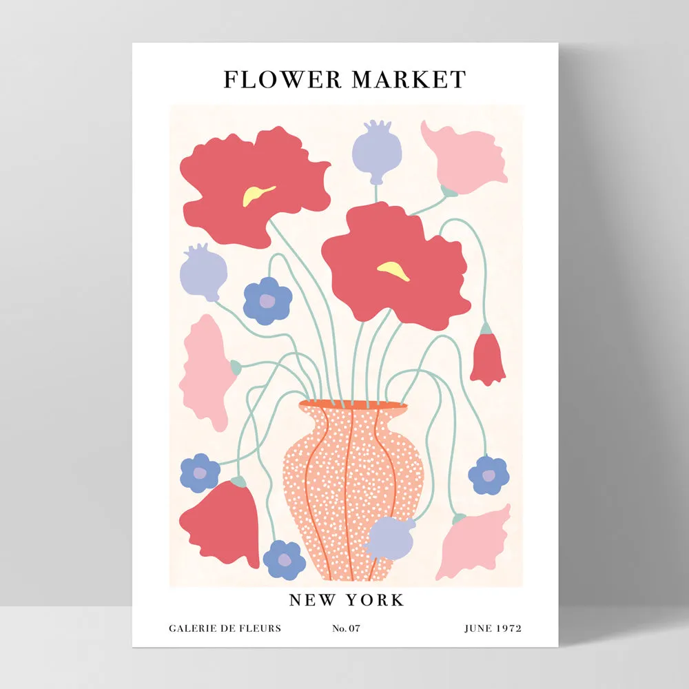 Flower Market | New York - Art Print