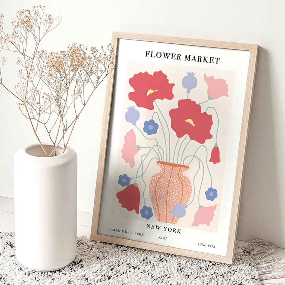 Flower Market | New York - Art Print