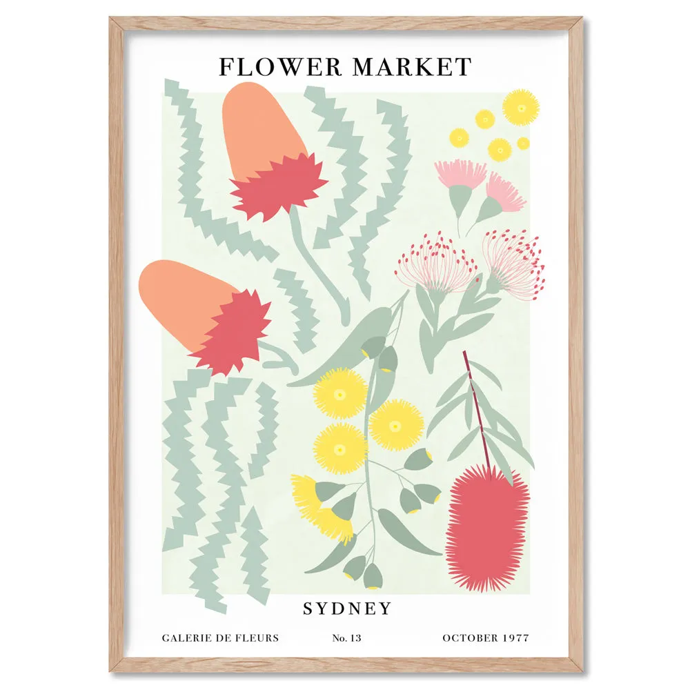 Flower Market | Sydney - Art Print