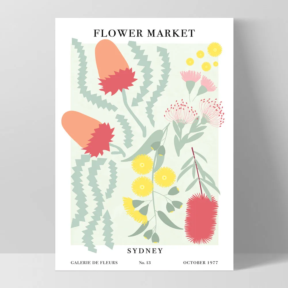 Flower Market | Sydney - Art Print