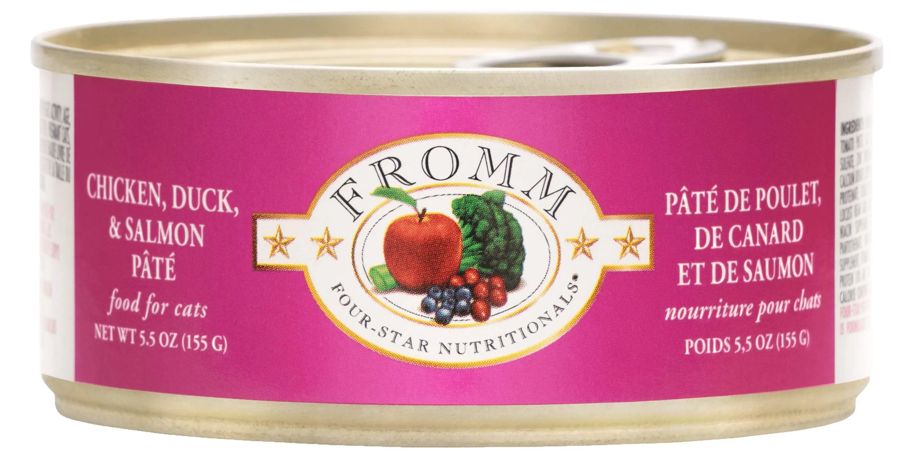 Fromm Four-Star Nutritionals Chicken, Duck, & Salmon Paté Food for Cats