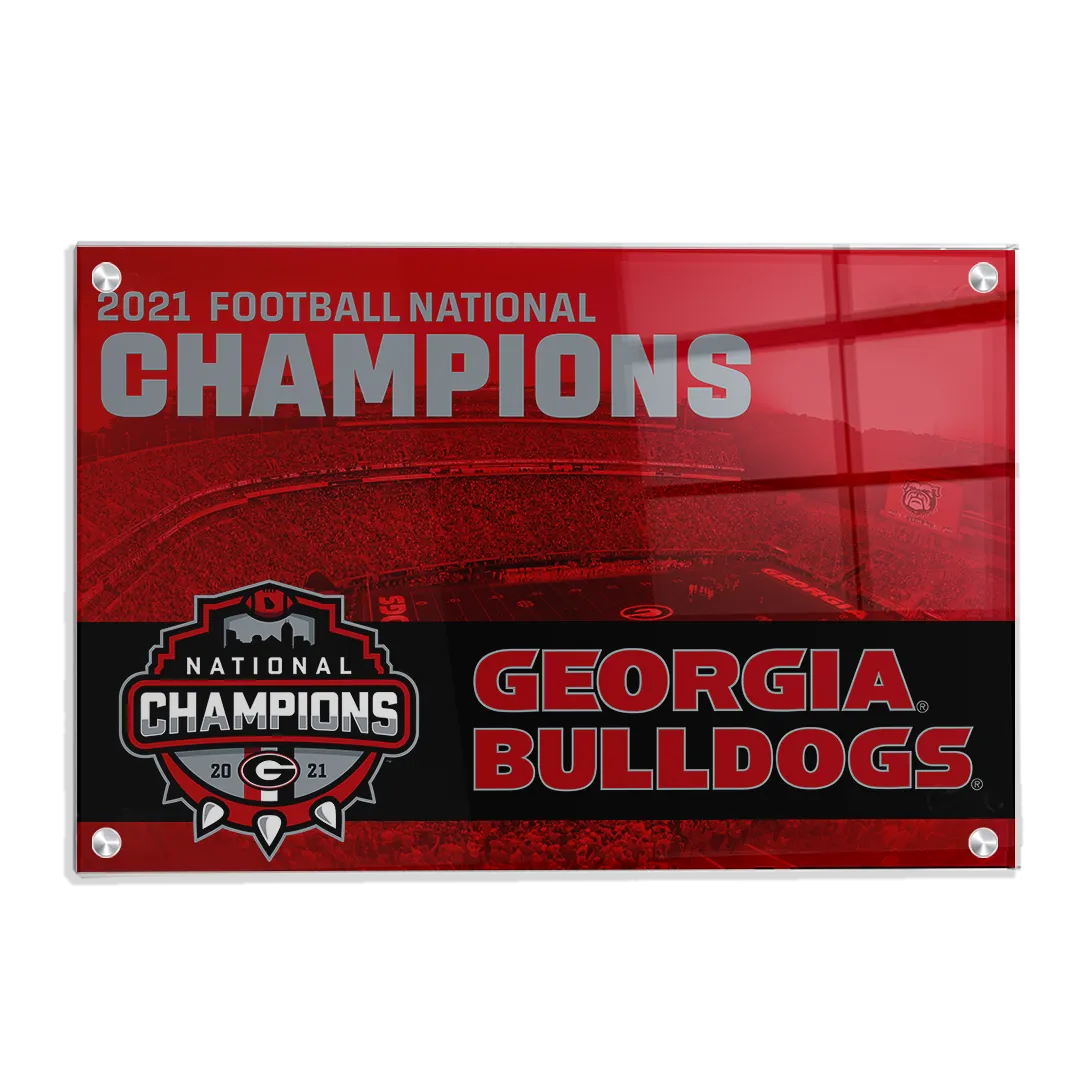 Georgia Bulldogs - 2021 National Champions Georgia Bulldogs