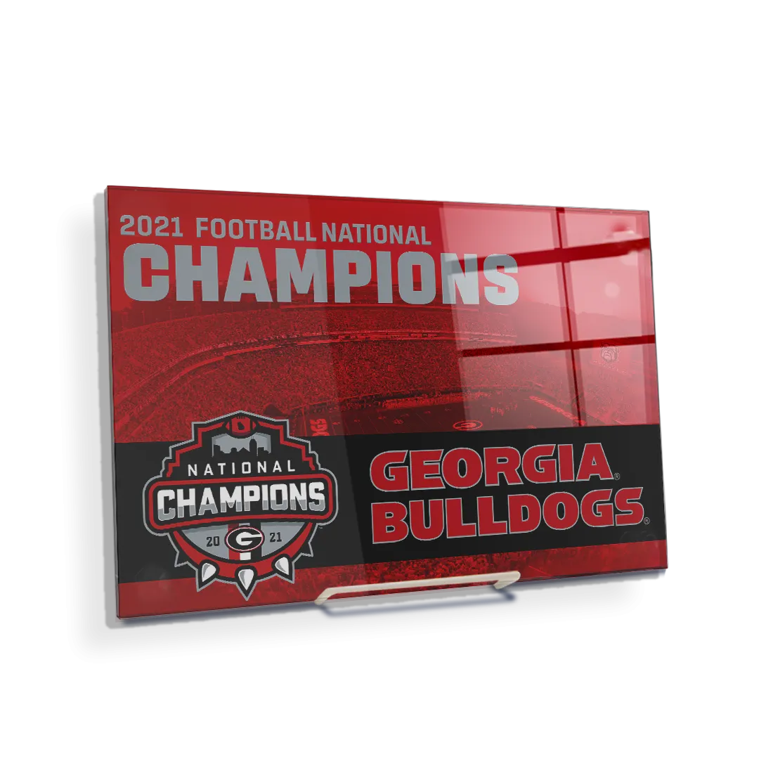 Georgia Bulldogs - 2021 National Champions Georgia Bulldogs