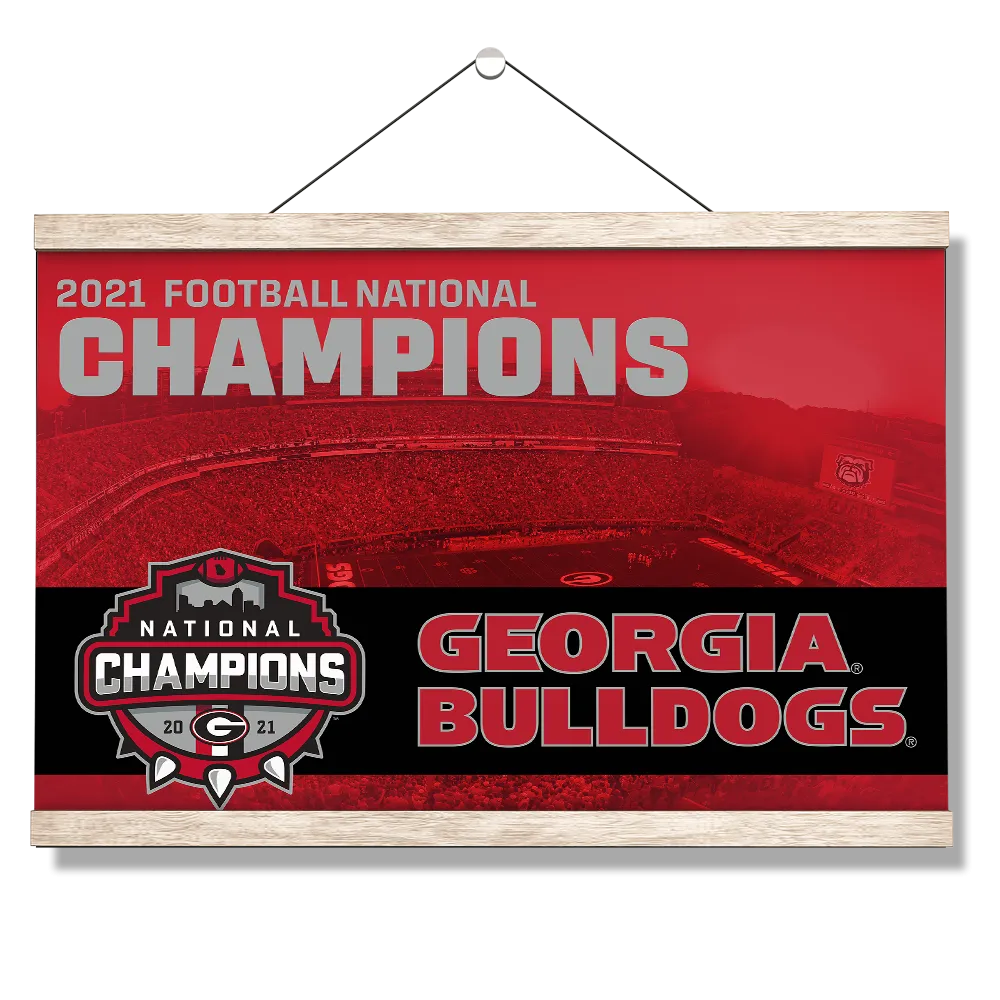 Georgia Bulldogs - 2021 National Champions Georgia Bulldogs