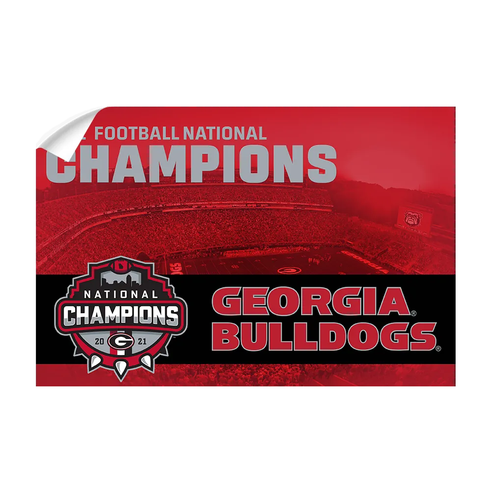 Georgia Bulldogs - 2021 National Champions Georgia Bulldogs