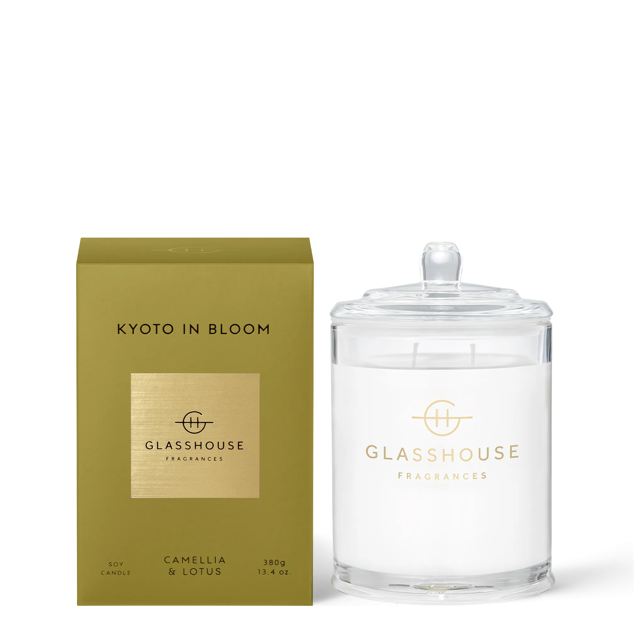 GLASSHOUSE 380g Candle KYOTO IN BLOOM