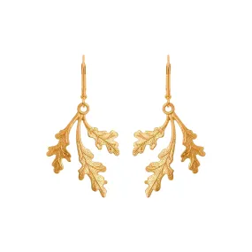 Golden Oak Earrings