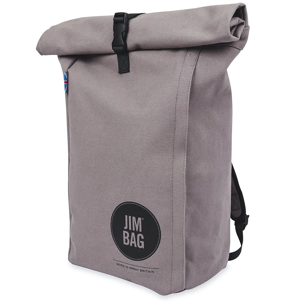 Grey Rolltop Bag Demo