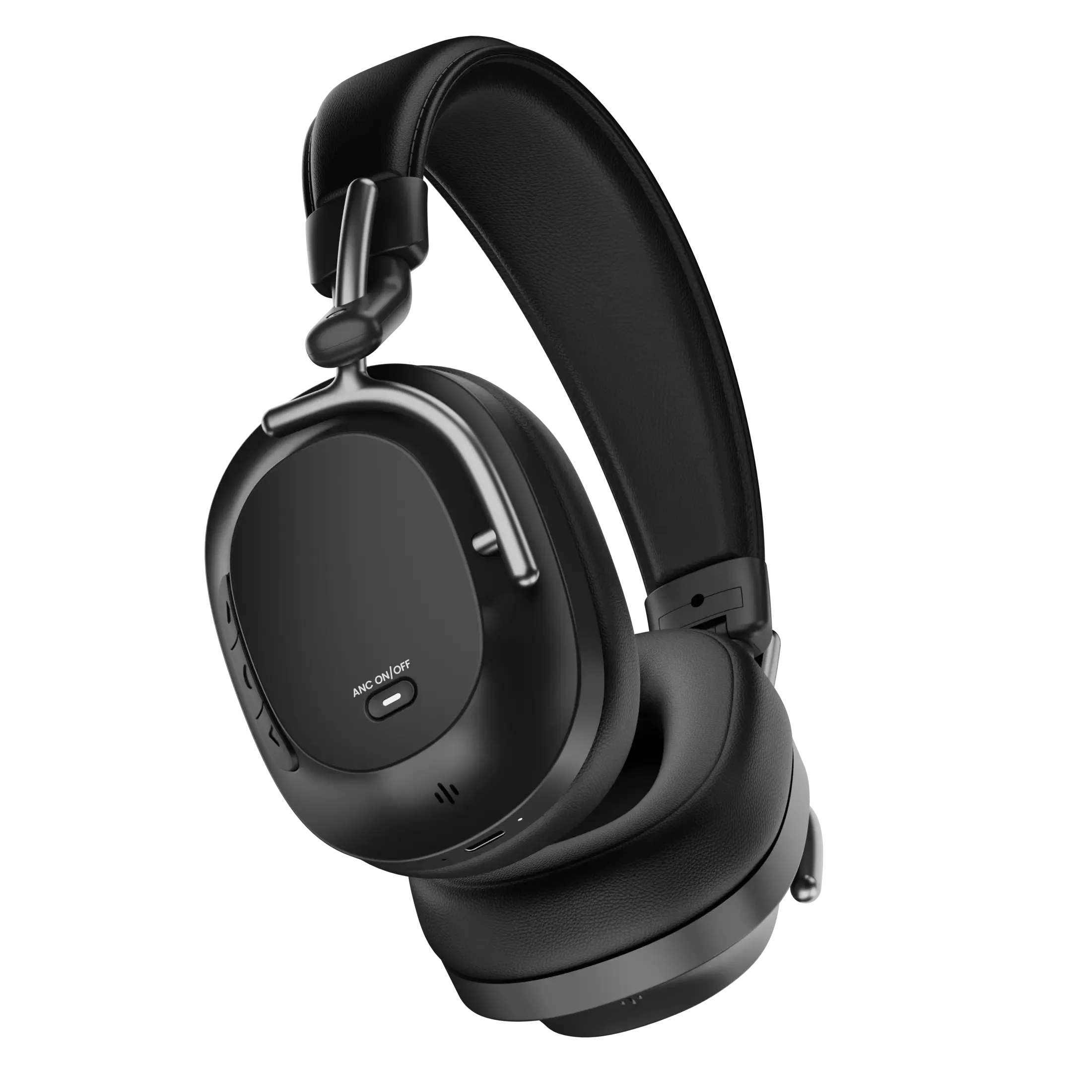 Hammer Bash Pro Wireless Headphones with 32db Hybrid ANC & Quad Mics