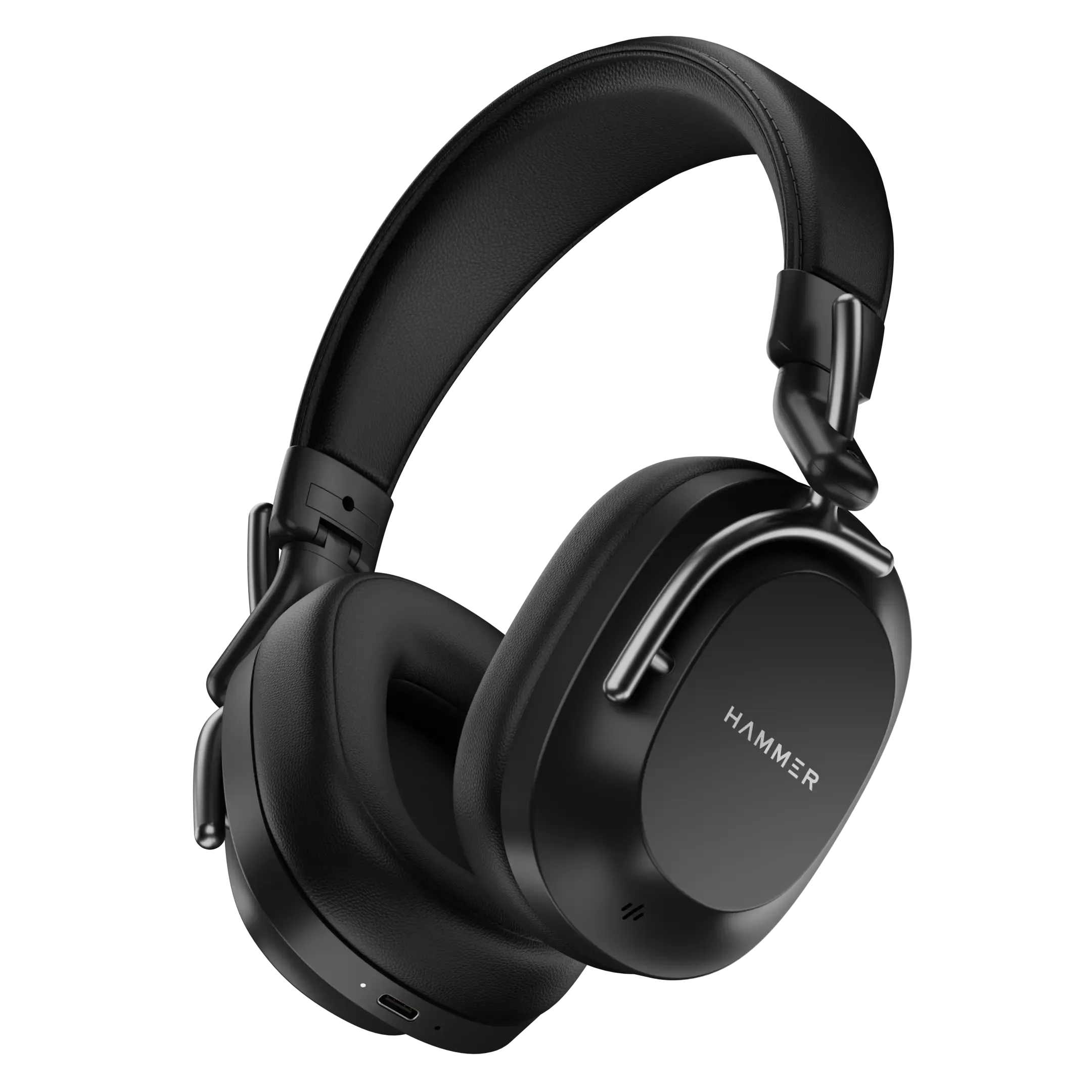 Hammer Bash Pro Wireless Headphones with 32db Hybrid ANC & Quad Mics