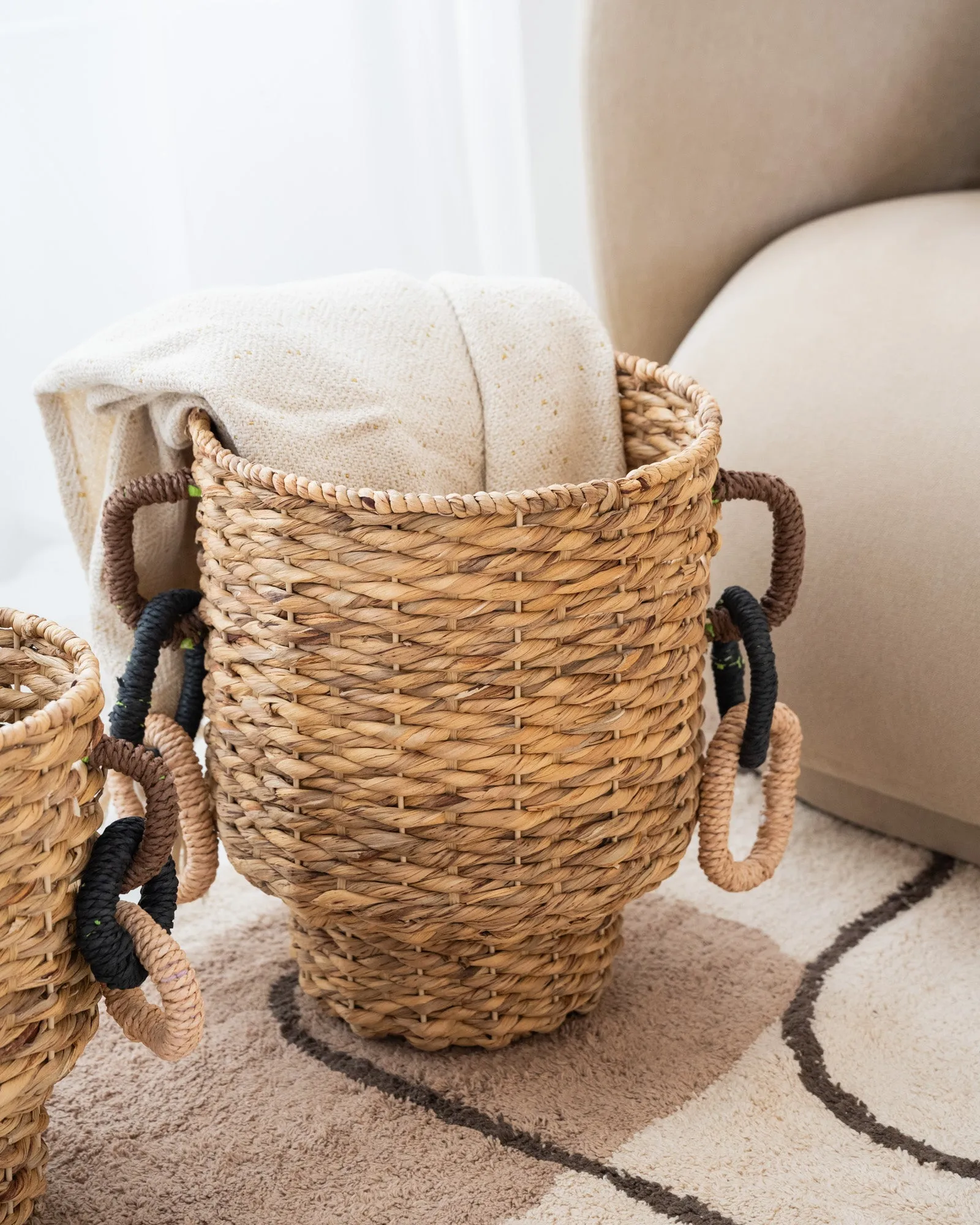 Handmade Basket Natural - SET OF 2