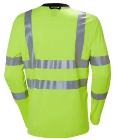 Helly Hansen Addvis Long sleeve Hi Viz Stretch Tee Shirt -79093