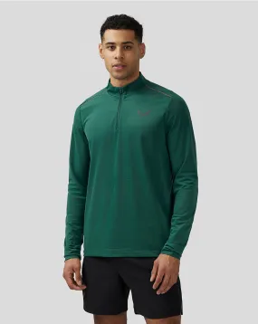 Heren Apex Aeromesh Quarter Zip - Groen