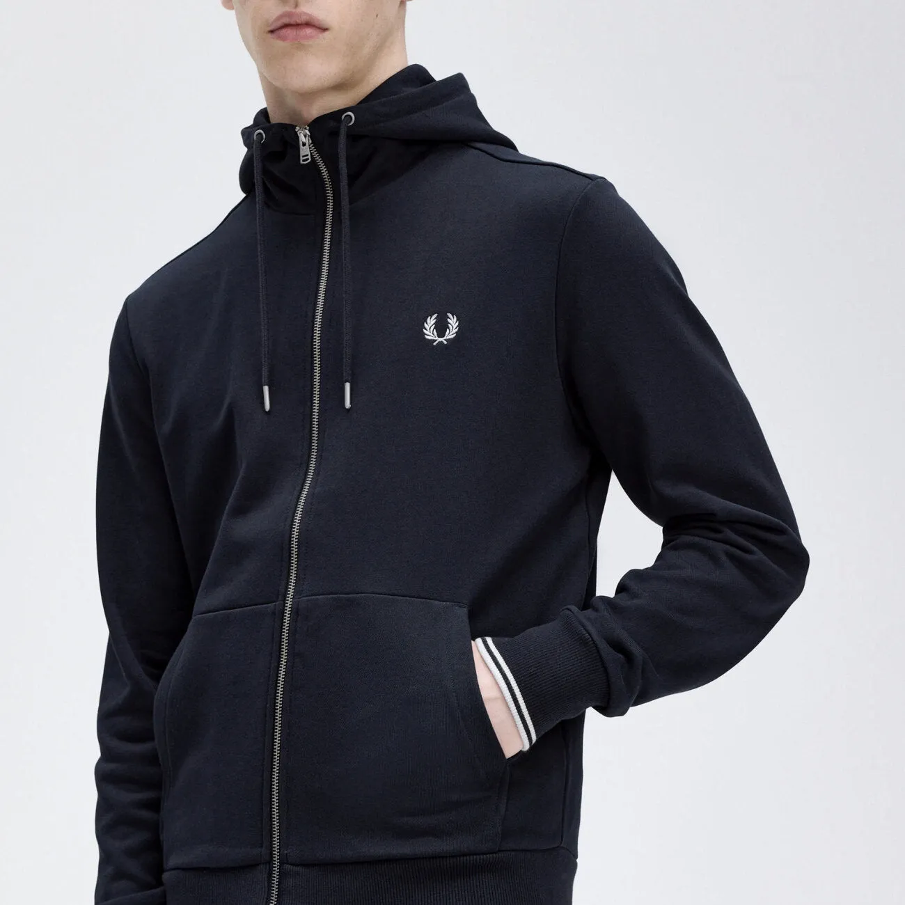 Hooded Zip Through Sweatshirt