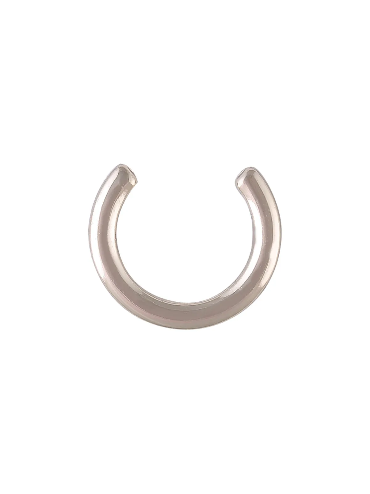 Horseshoe Shape Classic Half-Ring Button