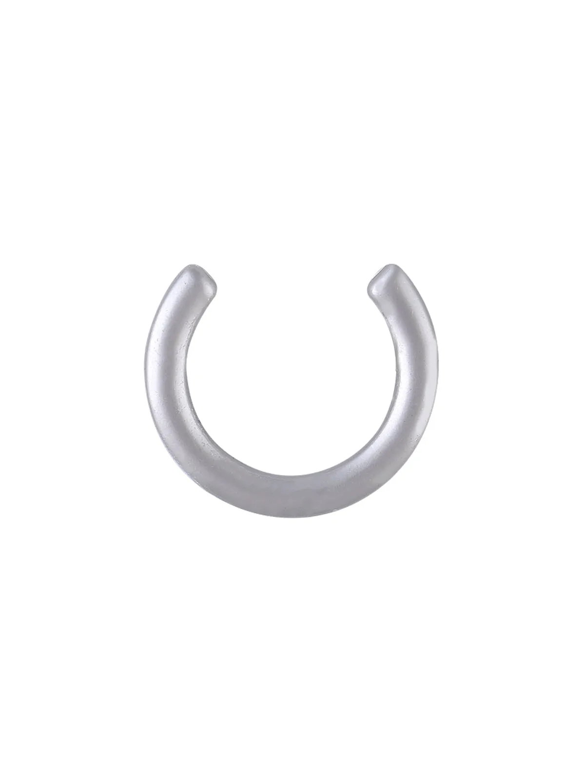 Horseshoe Shape Classic Half-Ring Button