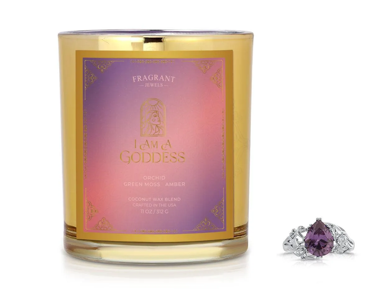 I am a Goddess - Jewel Candle