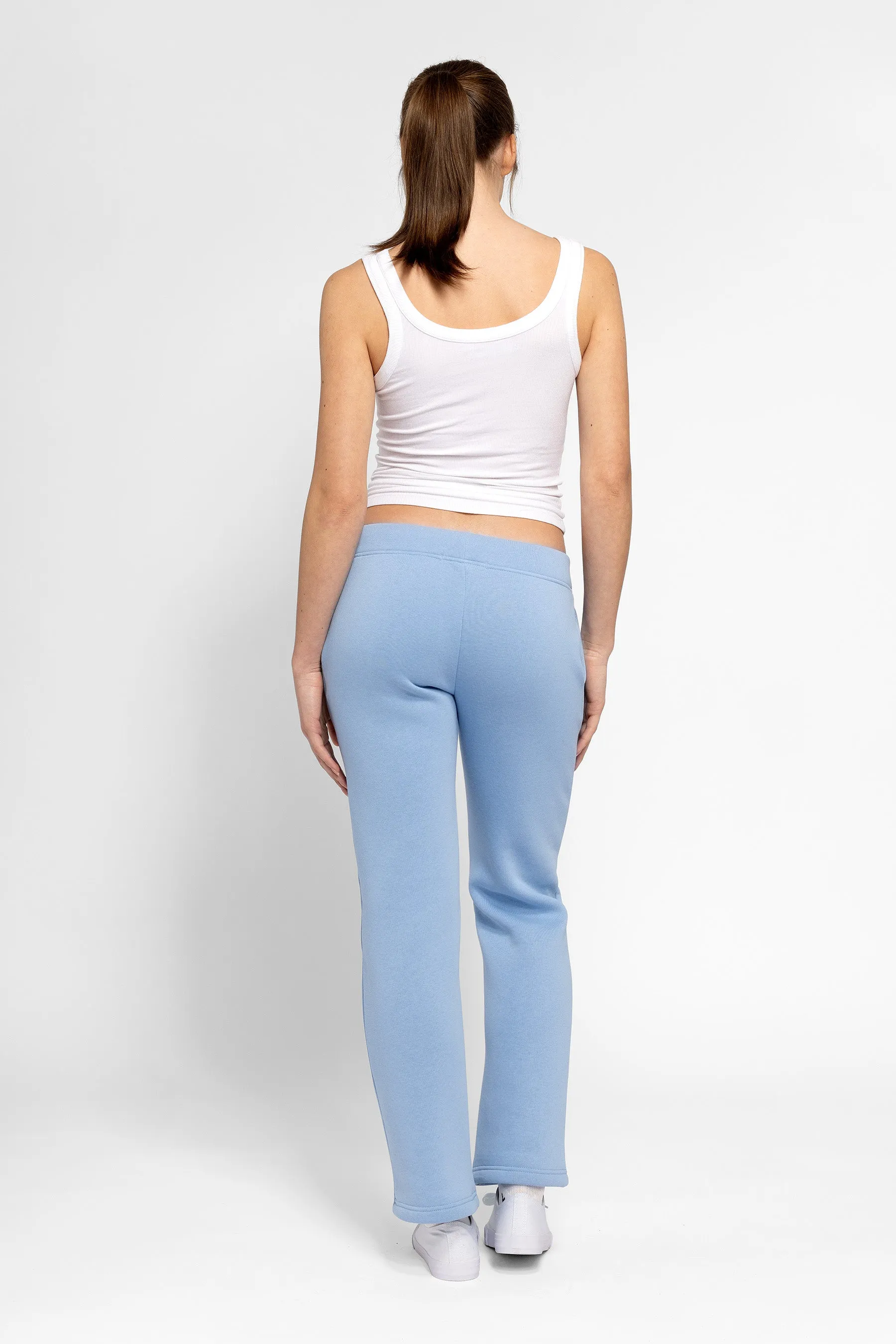 Joggebukse Jente Straight leg sky blue