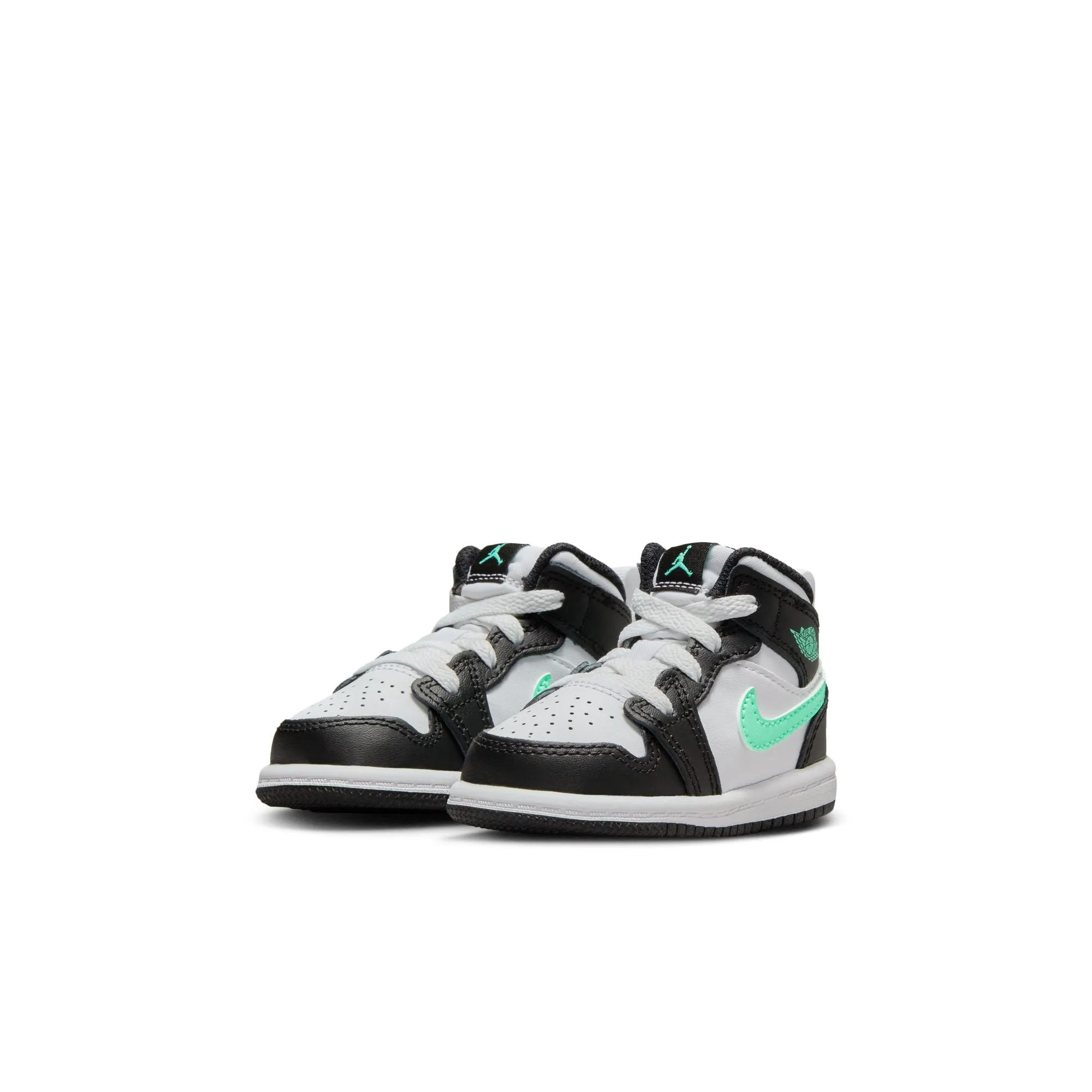 Jordan - Boy  - TD 1 Mid - White/Green Glow/Black