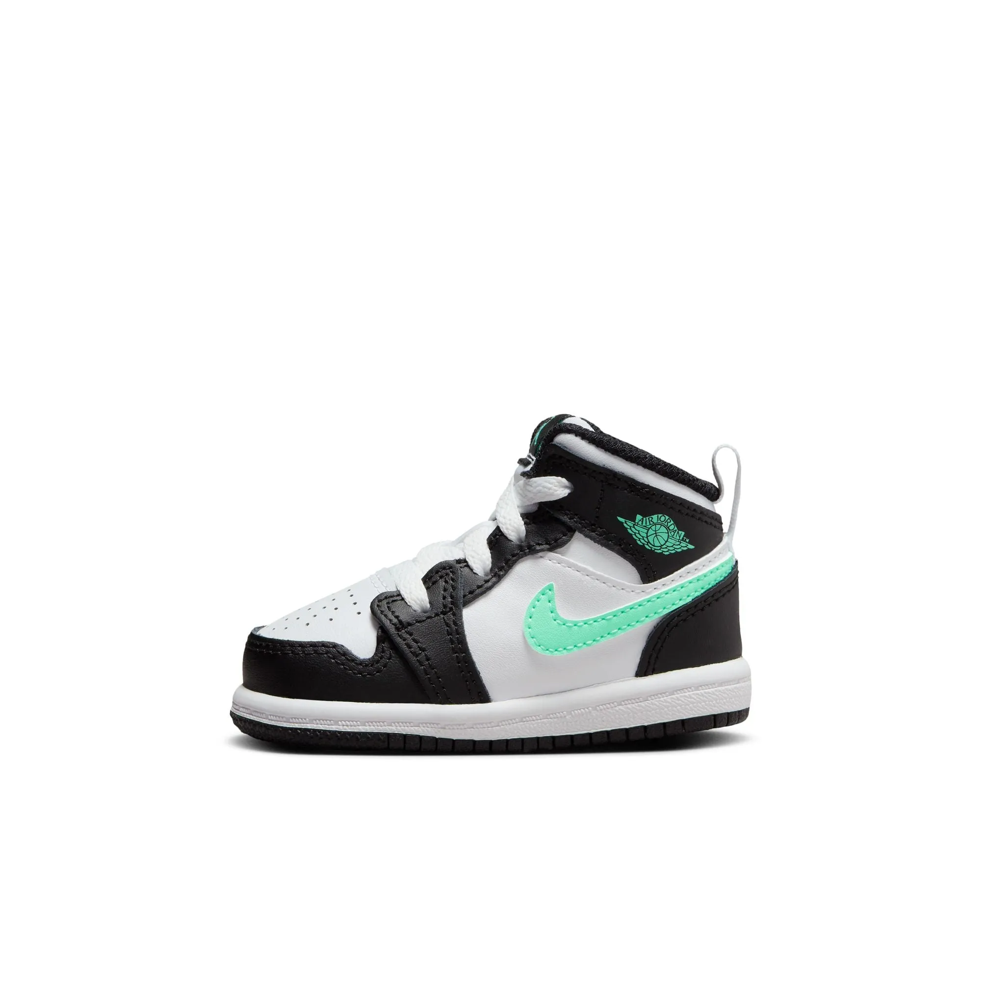 Jordan - Boy  - TD 1 Mid - White/Green Glow/Black