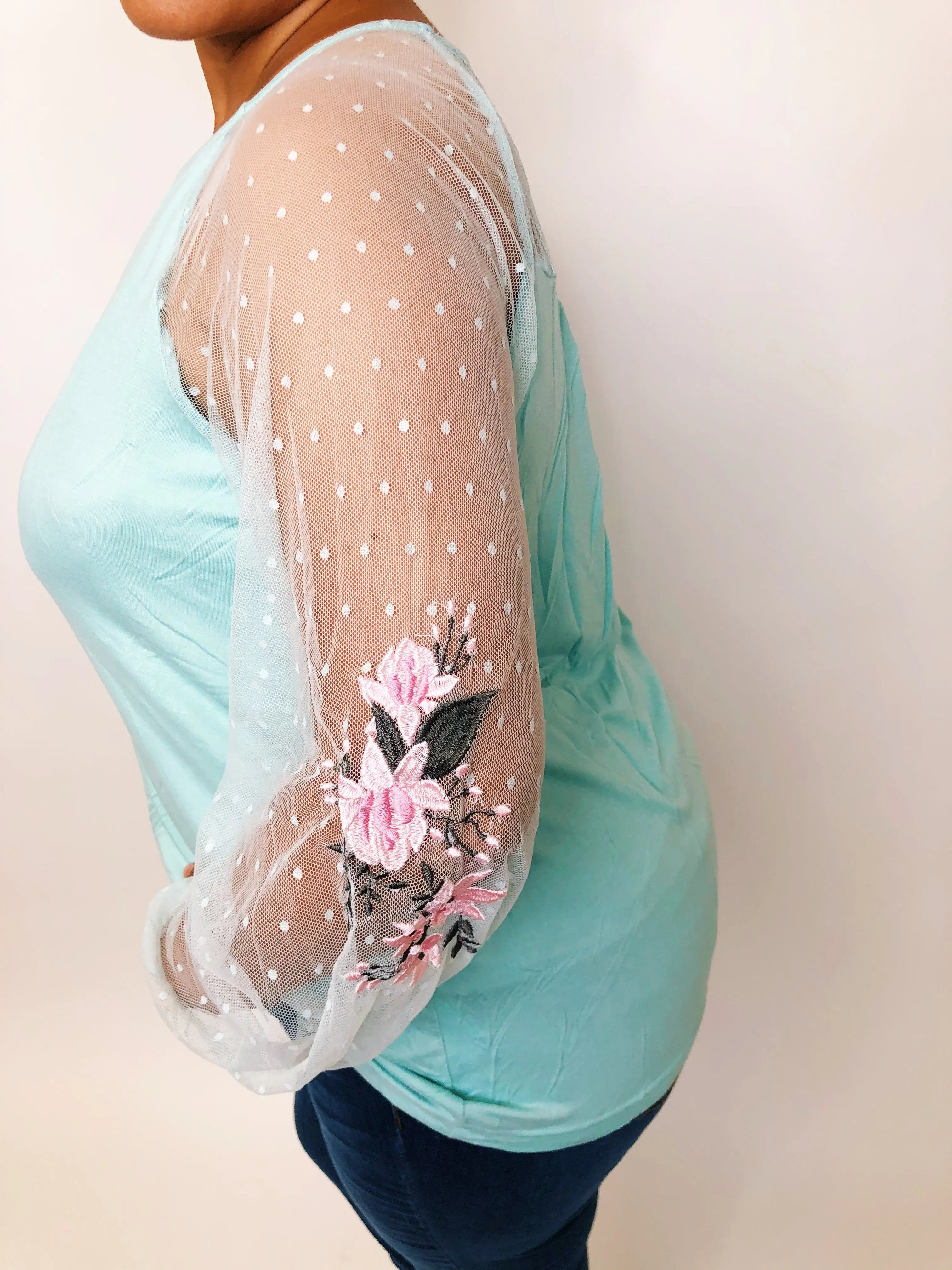 #K236 Pastel Bouquet Top