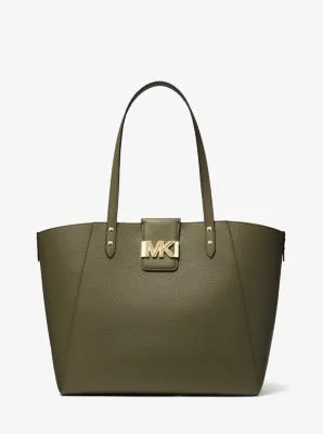 Karlie Large Pebbled Leather Tote Bag