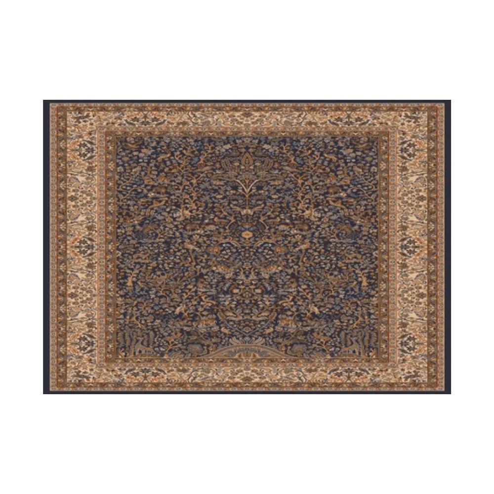 Kashmir Rug-Navy