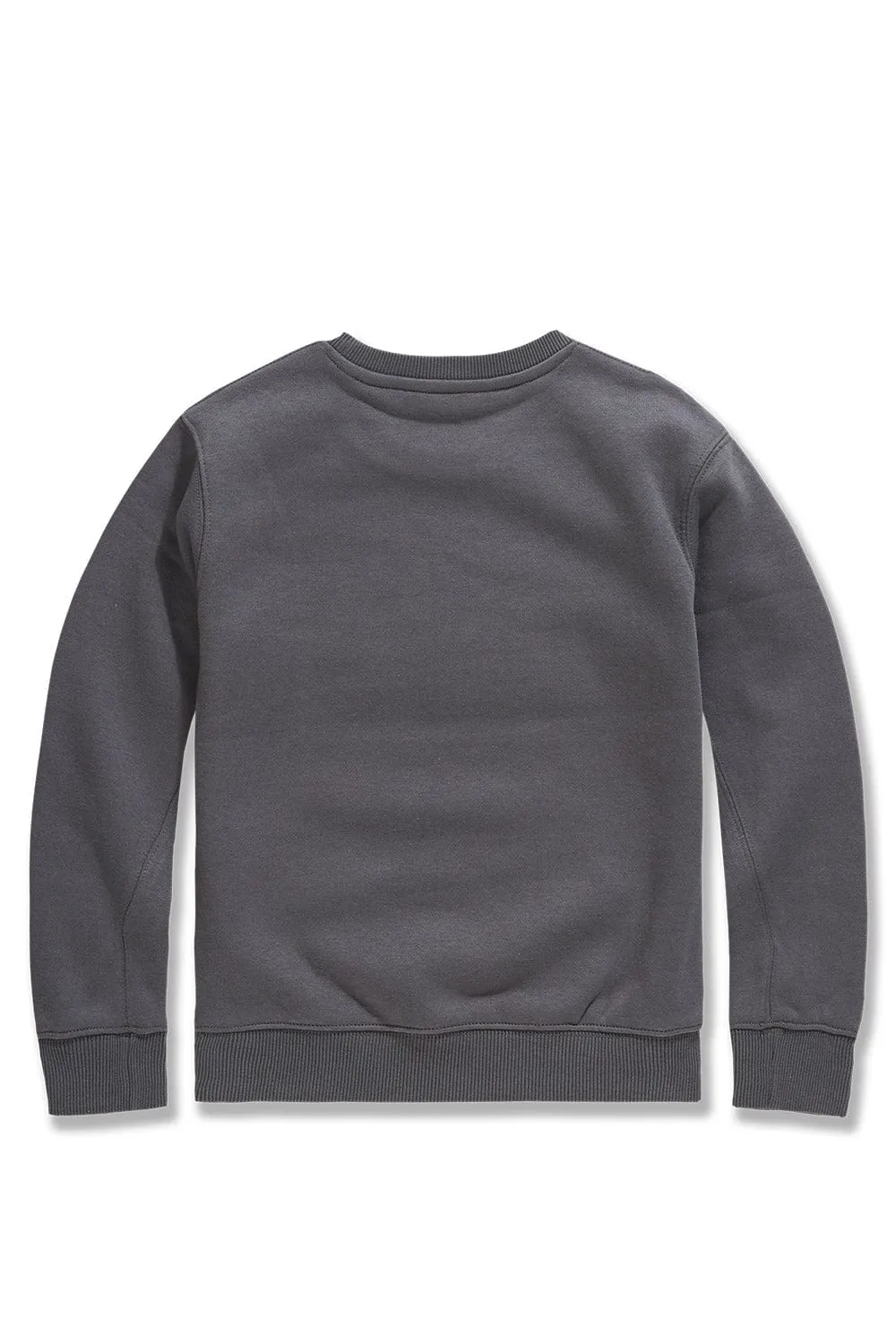 Kids Paradise Tonal Crewneck Sweatshirt (Charcoal)