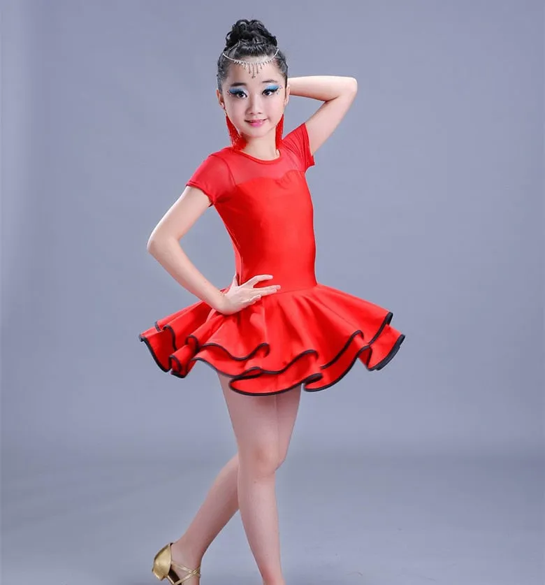 #L220 Girls Ballroom- Latin-Salsa- Rumba- Samba- Tango Dress