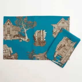 Landmark Blue Placemats Set 2