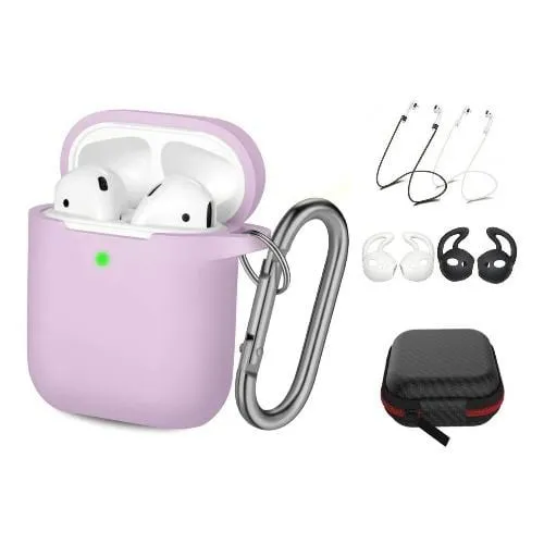 Lavender Silicon Case -  Apple AirPods (1st and 2nd Generation)