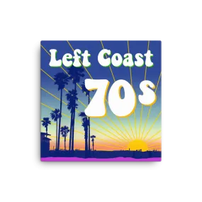 Left Coast 70s 16x16" Stretched Canvas Print