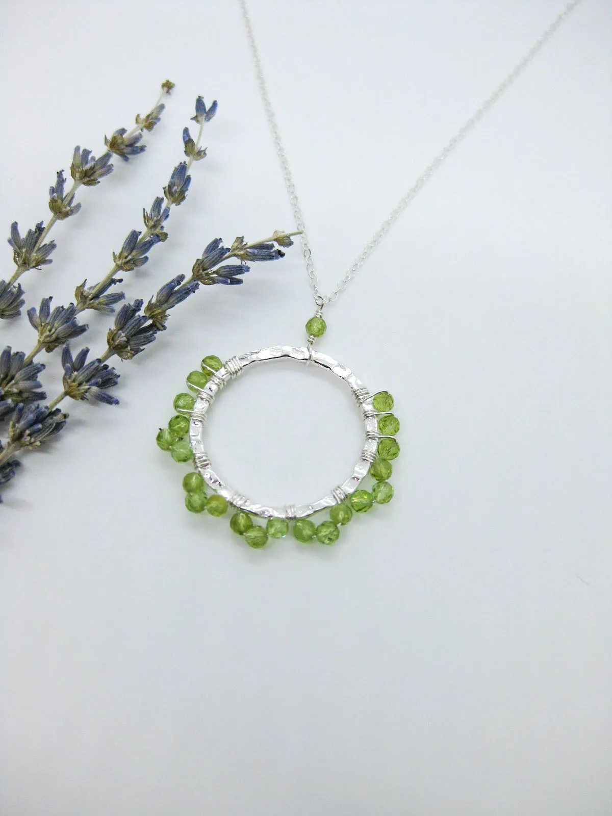 Leilani: Peridot Necklace - n513