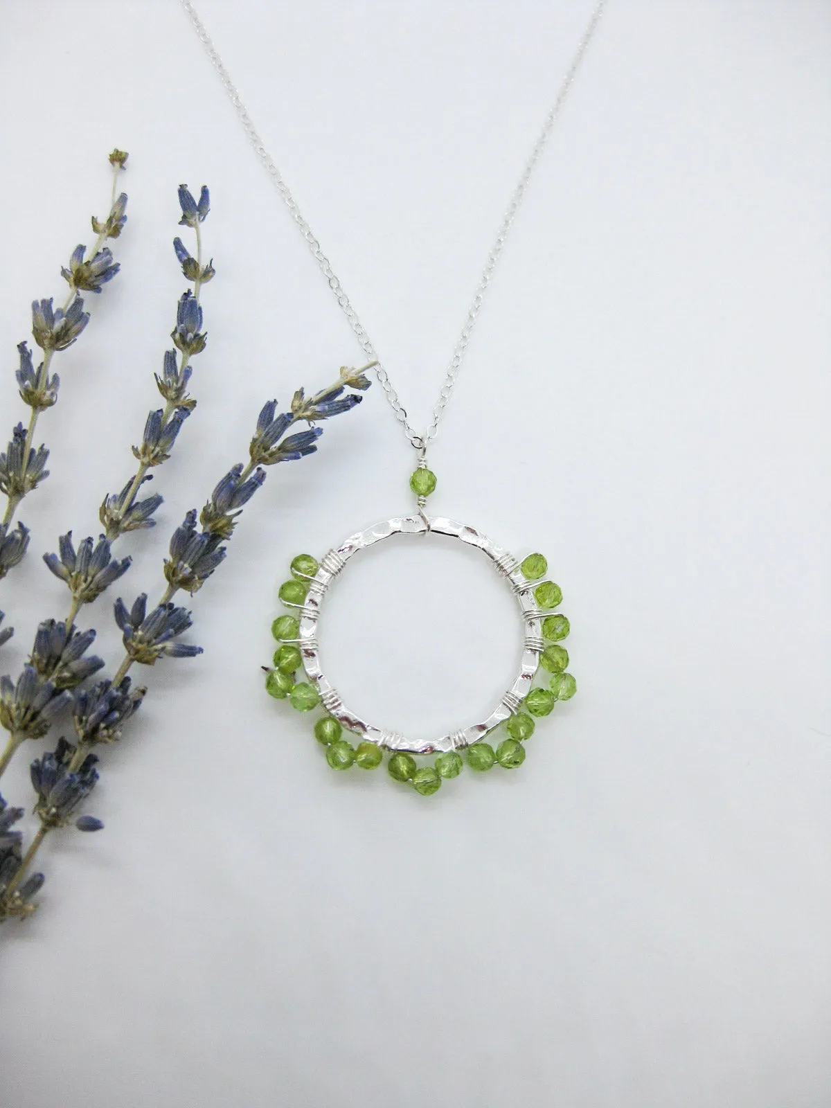 Leilani: Peridot Necklace - n513