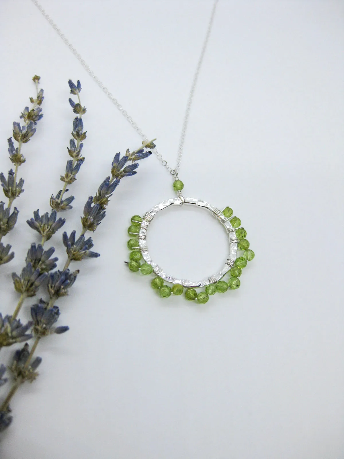 Leilani: Peridot Necklace - n513