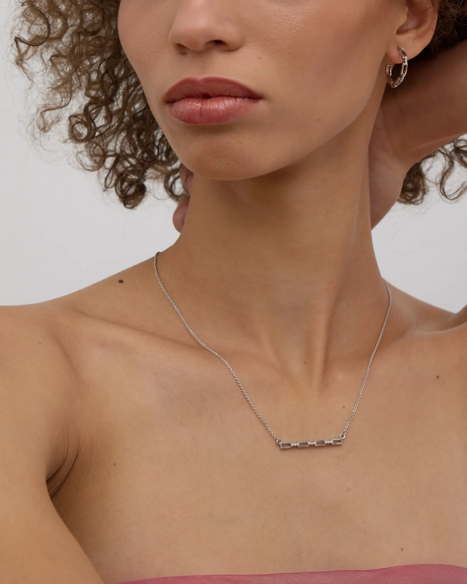 Liaisons Necklace in 14k Gold with lab grown Diamonds