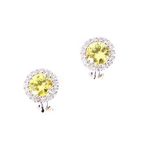 Margot Clip Earrings (Canary)