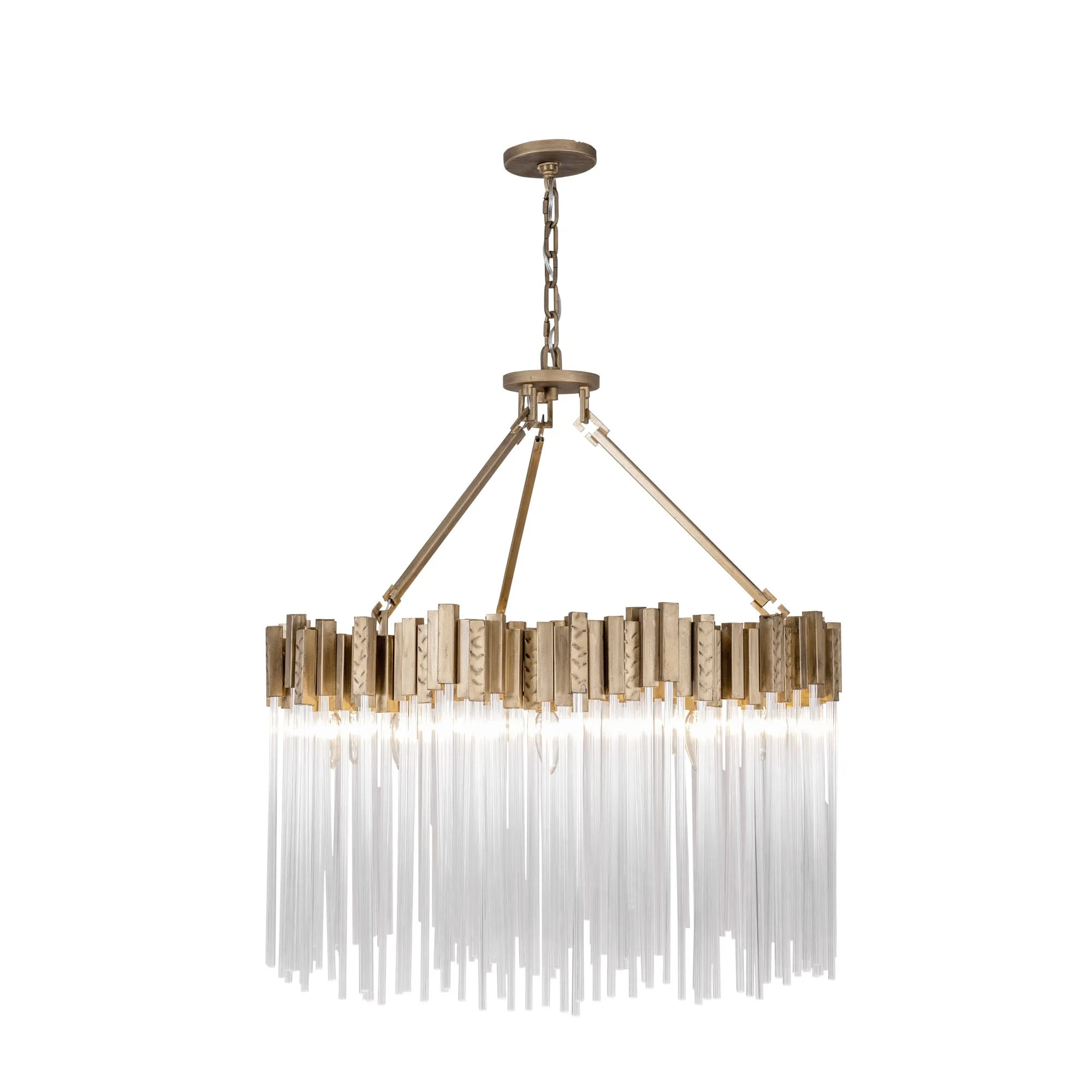 Matrix 309P10HG 10-Light Chandelier - Havana Gold