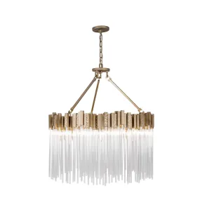 Matrix 309P10HG 10-Light Chandelier - Havana Gold