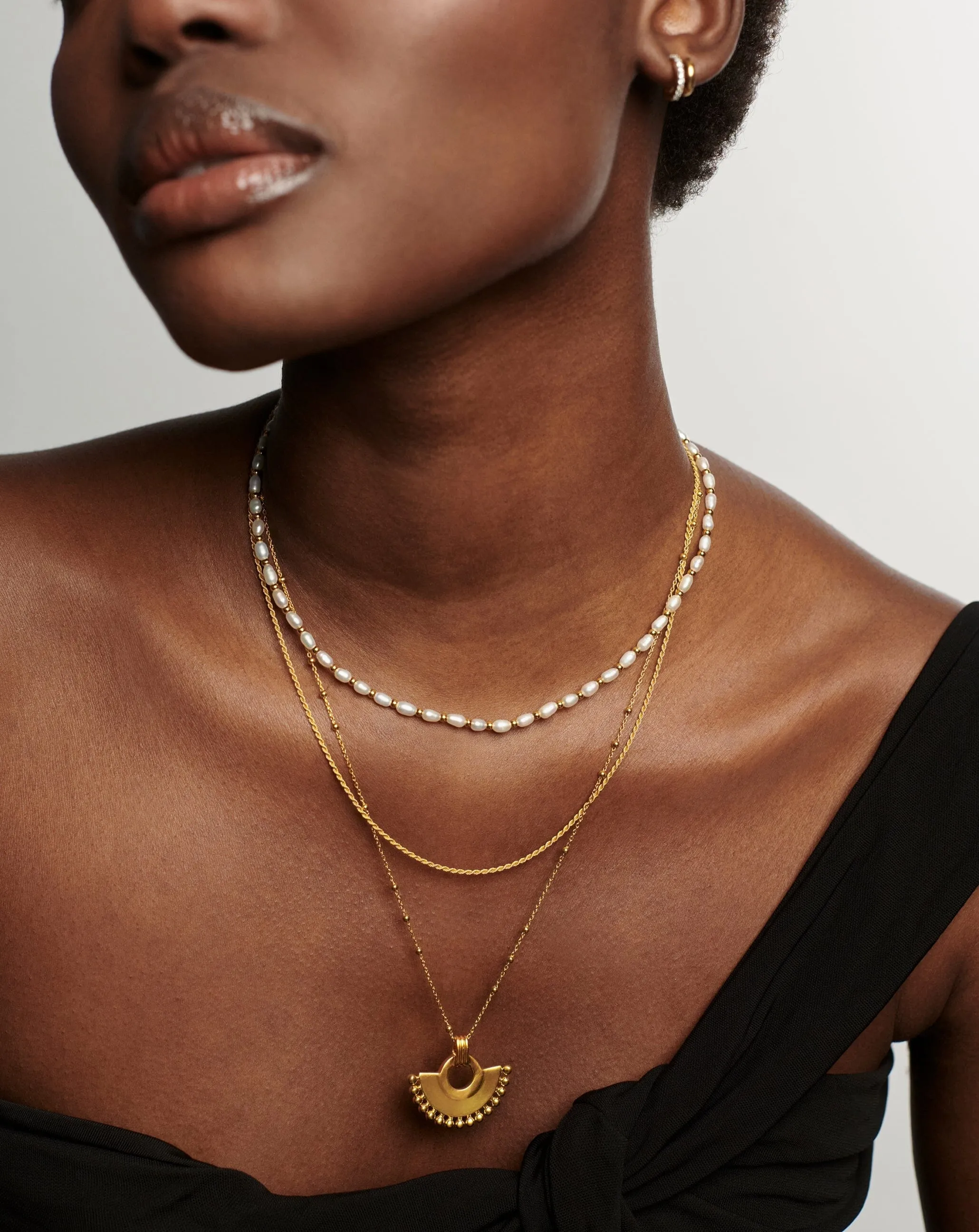 Medium Rope Chain Necklace | 18ct Gold Plated Vermeil