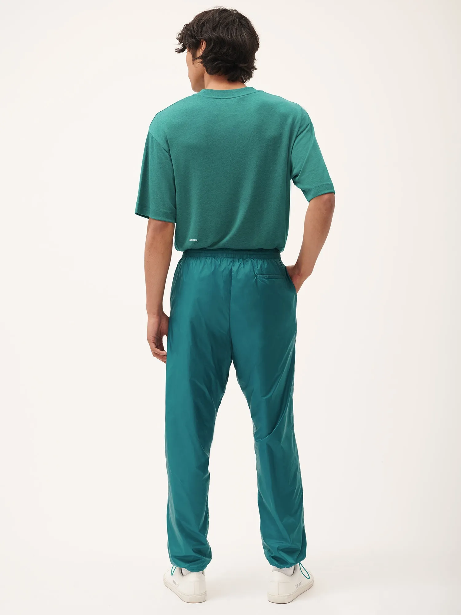 Mens DNA Recycled Nylon Track Pants—scarab teal