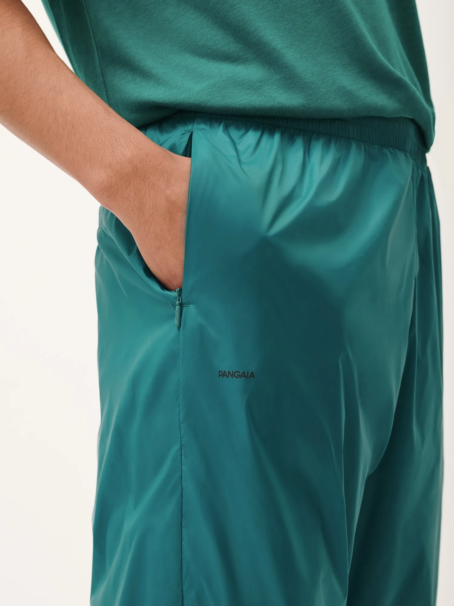 Mens DNA Recycled Nylon Track Pants—scarab teal