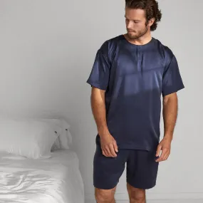 Men's Washable Silk Short Set